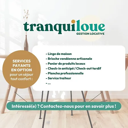 Tranquiloue - Nid Douillet - 15min Puy Du Fou Apartmán *